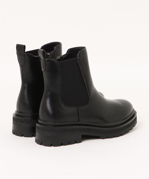 Bridget Birkin（ブリジットバーキン）の「【Bridget Birkin】バックループサイドゴアブーツ(553031)（ブーツ・レディース・ブラック系その他/ブラック/ブラウン系その他・36/39/38/37）」の4枚目の写真