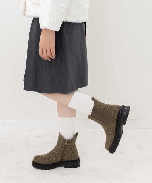 Bridget Birkin（ブリジットバーキン）の「【Bridget Birkin】バックループサイドゴアブーツ(553031)（ブーツ・レディース・ブラック系その他/ブラック/ブラウン系その他・36/39/38/37）」の12枚目の写真