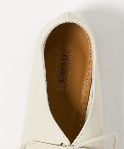 CHEMBUR＞SQ STUDS リボン フラットシューズ（その他シューズ
