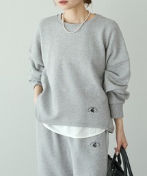 サイドリブスウェットプルオーバー