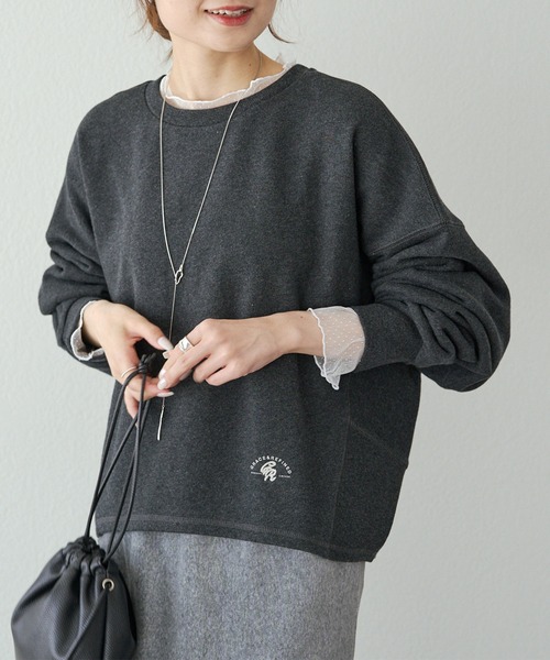 【新品未使用】cen. リボンスウェットプルオーバー cen. ボンディングバイカラースウェットプルオーバー - my clozette