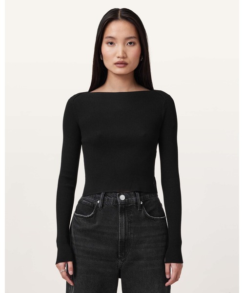 ALLSAINTS(オールセインツ)の「HERA JUMPER | HERA ニット・セーター(ニット/セーター・レディース・ブラック・XS/S/M)」の1枚目の写真