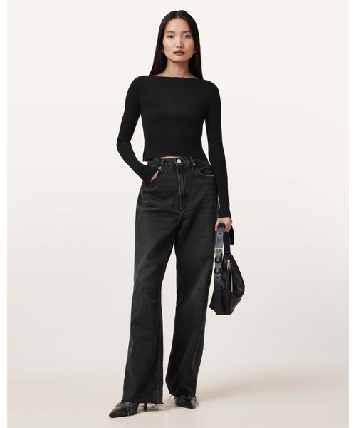 ALLSAINTS(オールセインツ)の「HERA JUMPER | HERA ニット・セーター(ニット/セーター・レディース・ブラック・XS/S/M)」の2枚目の写真