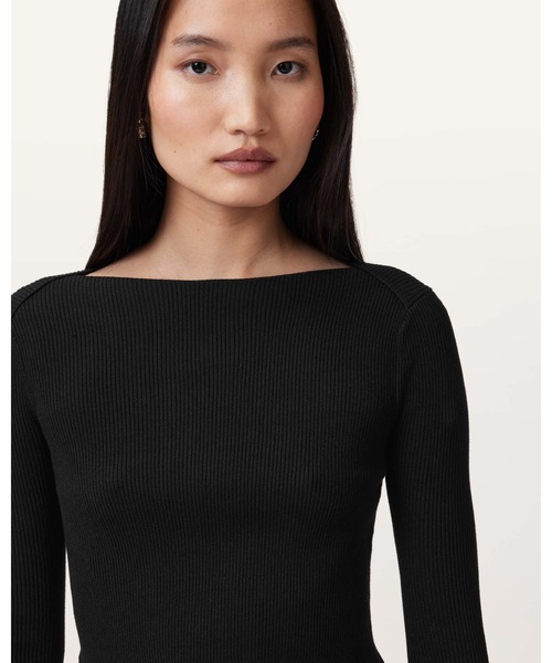 ALLSAINTS(オールセインツ)の「HERA JUMPER | HERA ニット・セーター(ニット/セーター・レディース・ブラック・XS/S/M)」の3枚目の写真
