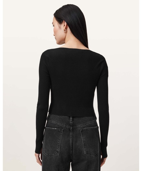 ALLSAINTS(オールセインツ)の「HERA JUMPER | HERA ニット・セーター(ニット/セーター・レディース・ブラック・XS/S/M)」の7枚目の写真