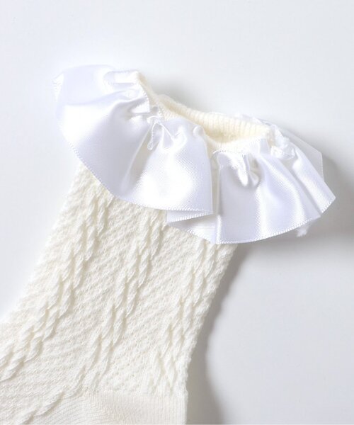 apres les cours（アプレレクール）の「【ジュニア対応】レギンス・フリルソックスセット（レギンス/スパッツ・キッズ・グレー/アイボリー/ブラック・100/140/120/110/90）」の15枚目の写真