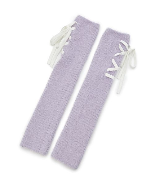 gelato pique（ジェラートピケ）の「レッグウォーマー（レッグウォーマー・レディース・ダークグレー/ライトグレー/パープル・F）」の3枚目の写真