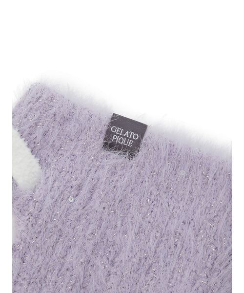 gelato pique（ジェラートピケ）の「レッグウォーマー（レッグウォーマー・レディース・ダークグレー/ライトグレー/パープル・F）」の8枚目の写真