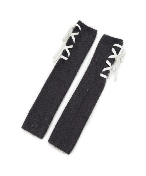 gelato pique（ジェラートピケ）の「レッグウォーマー（レッグウォーマー・レディース・ダークグレー/ライトグレー/パープル・F）」の11枚目の写真