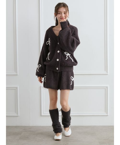 gelato pique（ジェラートピケ）の「レッグウォーマー（レッグウォーマー・レディース・ダークグレー/ライトグレー/パープル・F）」の15枚目の写真