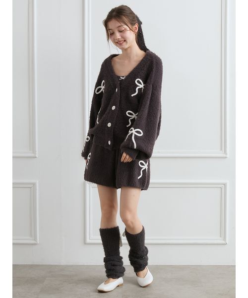 gelato pique（ジェラートピケ）の「レッグウォーマー（レッグウォーマー・レディース・ダークグレー/ライトグレー/パープル・F）」の16枚目の写真