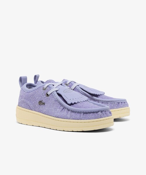 LACOSTE（ラコステ）の「レディース UMPIRE WMN 225 3 CFA（スニーカー・レディース・パープル・22.5cm/23.5cm/24.5cm/23.0cm/24.0cm）」の2枚目の写真