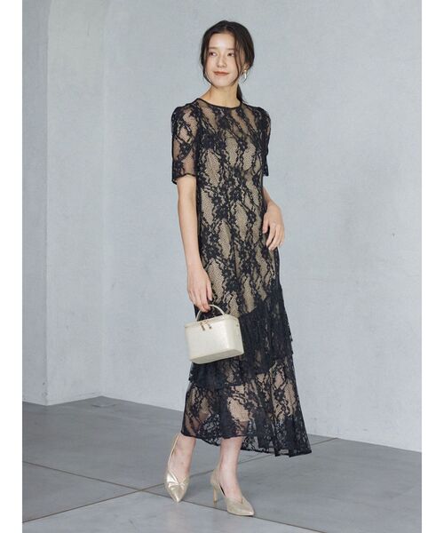 LAGUNAMOON（ラグナムーン）の「LADYラメバニティバッグ（ハンドバッグ・レディース・ゴールド/ブラック・FREE）」の11枚目の写真