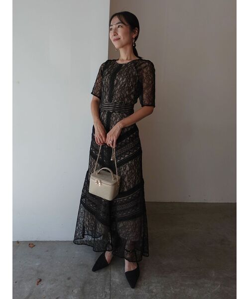 LAGUNAMOON（ラグナムーン）の「LADYラメバニティバッグ（ハンドバッグ・レディース・ゴールド/ブラック・FREE）」の15枚目の写真