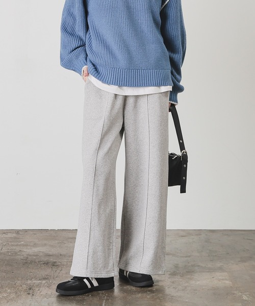 Honeys（ハニーズ）の「スウェットパンツ（スウェットパンツ・レディース・アイボリー/杢グレー/スミクロ・L/M/S/SS）」の3枚目の写真