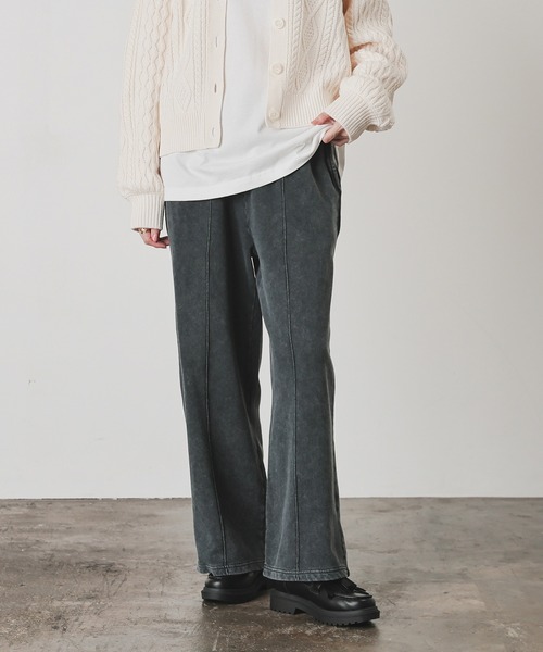 Honeys（ハニーズ）の「スウェットパンツ（スウェットパンツ・レディース・アイボリー/杢グレー/スミクロ・L/M/S/SS）」の11枚目の写真