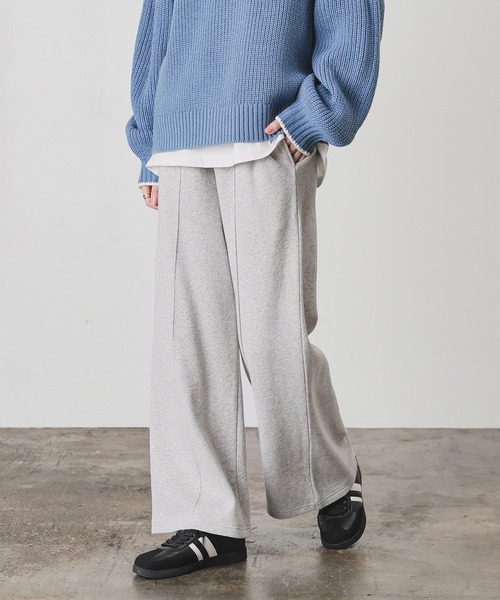 Honeys（ハニーズ）の「スウェットパンツ（スウェットパンツ・レディース・アイボリー/杢グレー/スミクロ・L/M/S/SS）」の14枚目の写真