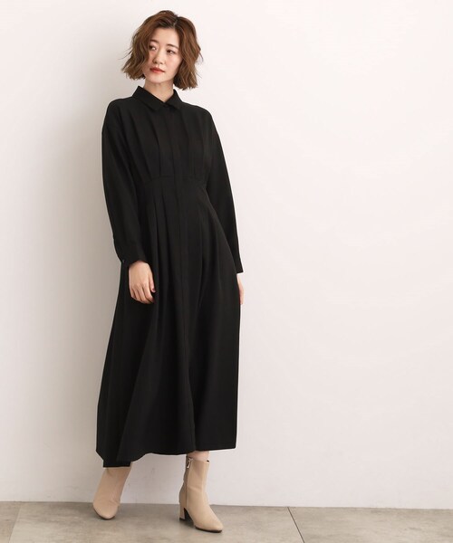 grove(グローブ)の「品よくまとう、大人のシャツワンピース(ワンピース・レディース・ブラック/ブラウン系その他/マスタード・02/03/04/01/05)」の11枚目の写真