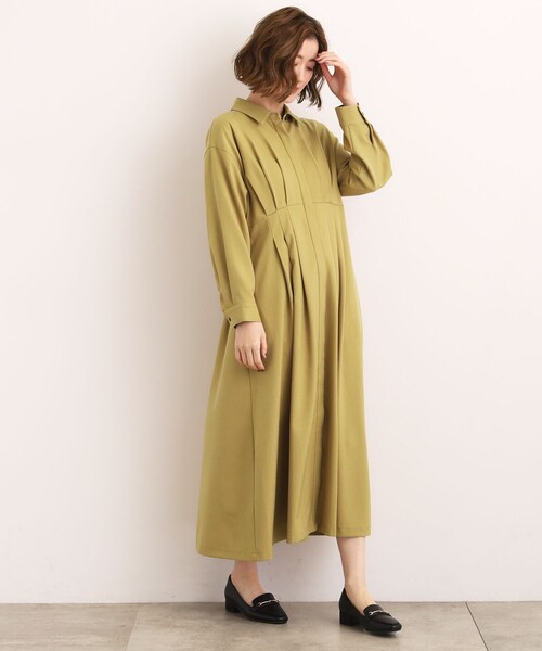 grove(グローブ)の「品よくまとう、大人のシャツワンピース(ワンピース・レディース・ブラック/ブラウン系その他/マスタード・02/03/04/01/05)」の21枚目の写真