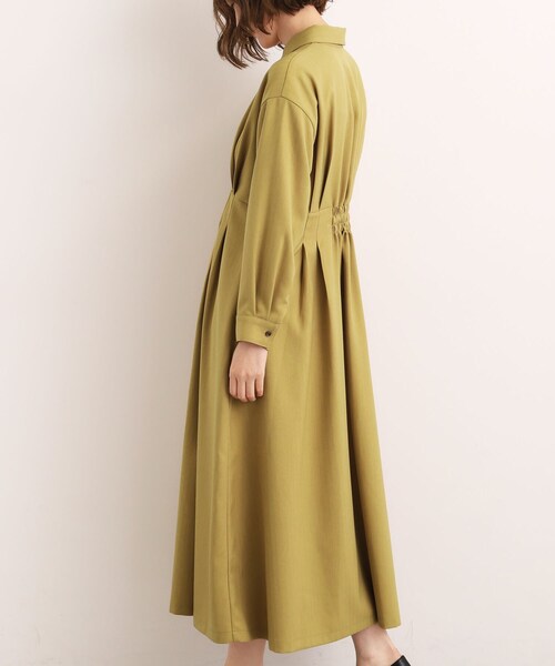 grove(グローブ)の「品よくまとう、大人のシャツワンピース(ワンピース・レディース・ブラック/ブラウン系その他/マスタード・02/03/04/01/05)」の17枚目の写真