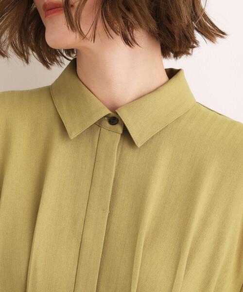 grove(グローブ)の「品よくまとう、大人のシャツワンピース(ワンピース・レディース・ブラック/ブラウン系その他/マスタード・02/03/04/01/05)」の22枚目の写真