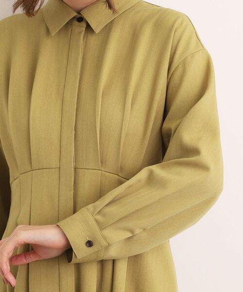 grove(グローブ)の「品よくまとう、大人のシャツワンピース(ワンピース・レディース・ブラック/ブラウン系その他/マスタード・02/03/04/01/05)」の18枚目の写真