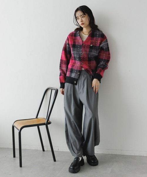 パピリーヒルズ itdogs バンビニット THROW by SLY | 【THROW】ARM DESIGN MG トップス (ニット