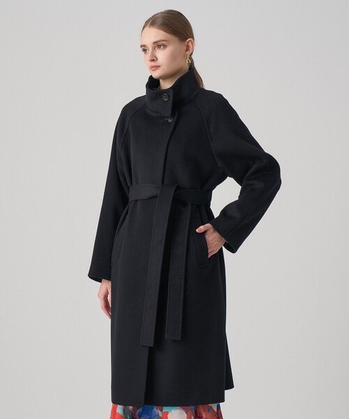 カシミヤ混スタンドカラーコート（その他アウター）｜ANAYI（アナイ