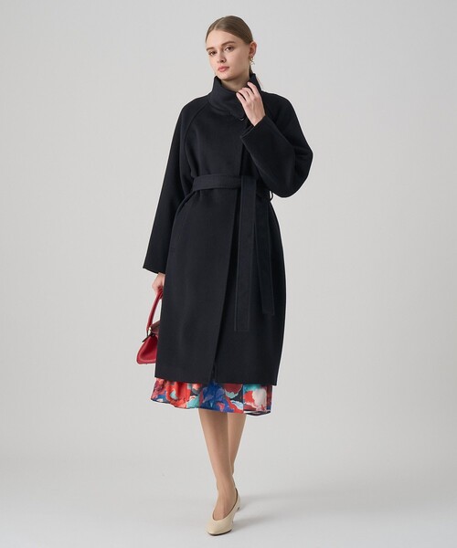 ANAYI（アナイ）の「カシミヤ混スタンドカラーコート（その他アウター・レディース・レッド/ネイビー/ベージュ・36/38）」の11枚目の写真