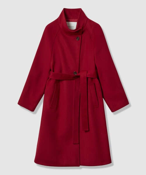 カシミヤ混スタンドカラーコート（その他アウター）｜ANAYI（アナイ