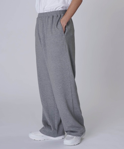 Aphlotus（アプロタス）の「ワイドスウェットパンツ（スウェットパンツ・メンズ・グレー/ブラック・SMALL/LARGE/MEDIUM）」の3枚目の写真