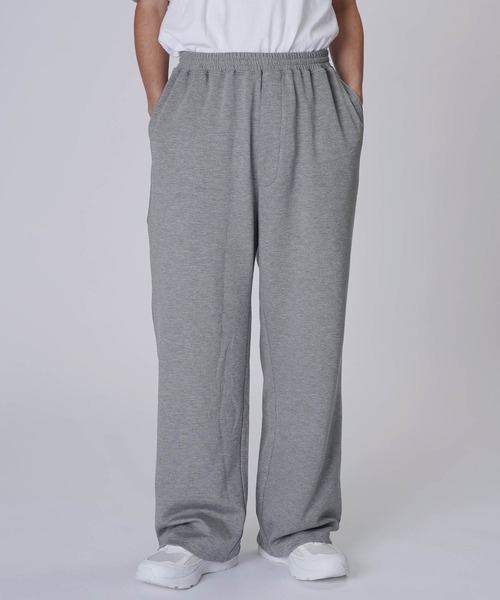 Aphlotus（アプロタス）の「ワイドスウェットパンツ（スウェットパンツ・メンズ・グレー/ブラック・SMALL/LARGE/MEDIUM）」の19枚目の写真