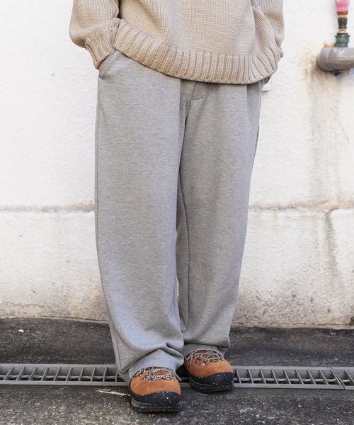 Aphlotus（アプロタス）の「ワイドスウェットパンツ（スウェットパンツ・メンズ・グレー/ブラック・SMALL/LARGE/MEDIUM）」の7枚目の写真