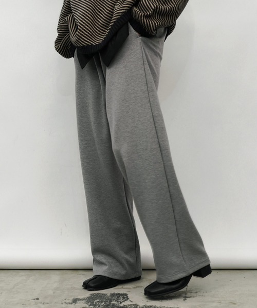 Aphlotus(アプロタス)の「ワイドスウェットパンツ(スウェットパンツ・メンズ・グレー/ブラック・SMALL/LARGE/MEDIUM)」の21枚目の写真