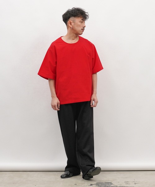 Aphlotus(アプロタス)の「ワイドスウェットパンツ(スウェットパンツ・メンズ・グレー/ブラック・SMALL/LARGE/MEDIUM)」の11枚目の写真