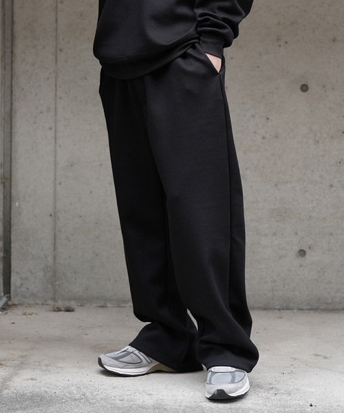 Aphlotus(アプロタス)の「ワイドスウェットパンツ(スウェットパンツ・メンズ・グレー/ブラック・SMALL/LARGE/MEDIUM)」の20枚目の写真