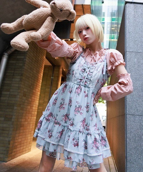 axes femme（アクシーズファム）の「アームカバーセット綿混ブラウス（シャツ/ブラウス・レディース・ホワイト/ブラック/ピンク・FREE）」の10枚目の写真