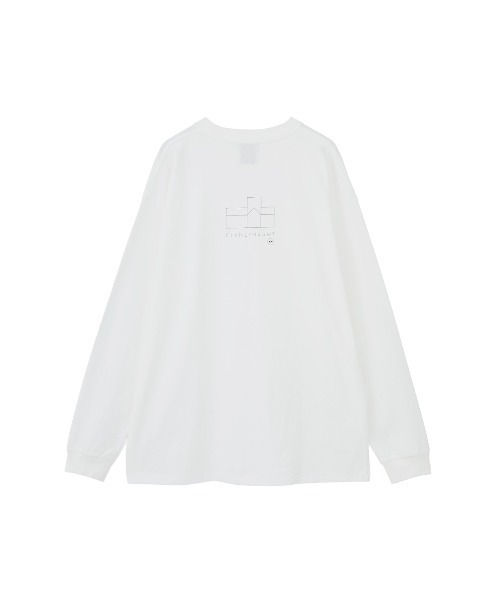 CLANE（クラネ）の「CLANE x FRGMT LONG TEE（Tシャツ/カットソー・レディース・ホワイト/ブラック・M/L）」の7枚目の写真
