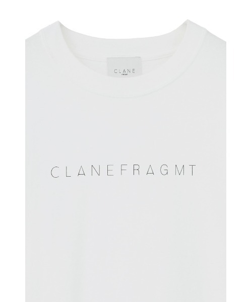 CLANE（クラネ）の「CLANE x FRGMT LONG TEE（Tシャツ/カットソー・レディース・ホワイト/ブラック・M/L）」の8枚目の写真
