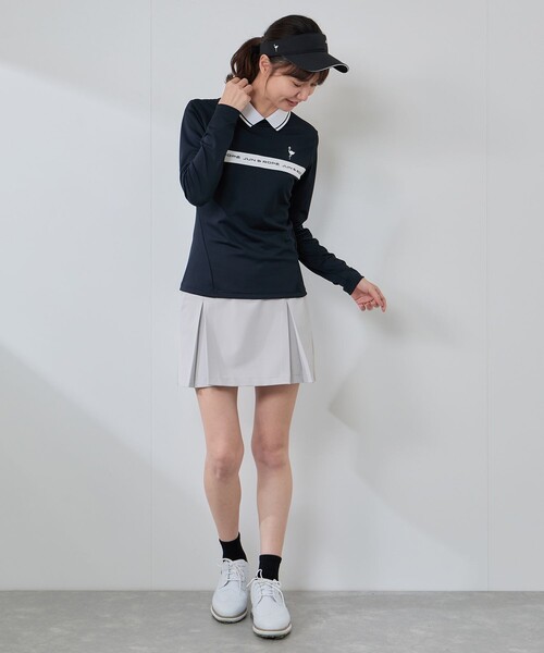 JUN&ROPE'(ジュンアンドロペ)の「ボディシェルプリーツスカート(スカート・レディース・グレー/ブラック/ネイビー/ホワイト・L/M/S)」の6枚目の写真