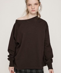 SLY | ASYMMETRY SW TOPS アシンメトリー スウェット トップス 秋服 冬服 トレーナー(スウェット)