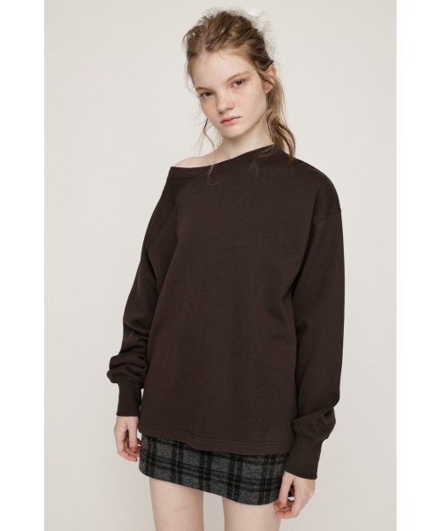 SLY（スライ）の「ASYMMETRY SW TOPS アシンメトリー スウェット