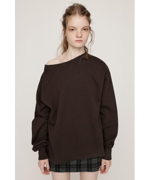 SLY（スライ）の「ASYMMETRY SW TOPS アシンメトリー スウェット