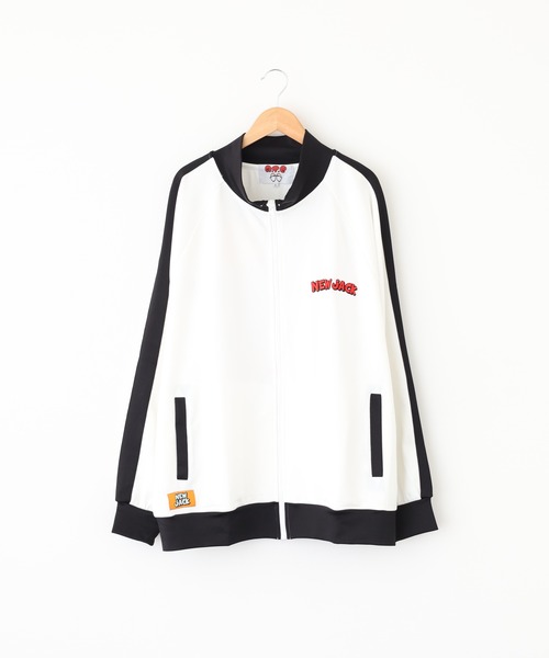 in the attic(インジアティック)の「NEW JACK ハート BOYS&GIRLS TPUトラックジャケット(ジャージ・メンズ・ブラック/ホワイト・L/M)」の5枚目の写真