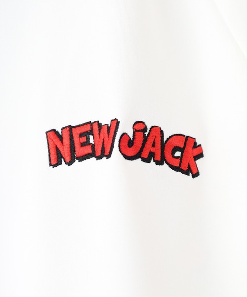 in the attic(インジアティック)の「NEW JACK ハート BOYS&GIRLS TPUトラックジャケット(ジャージ・メンズ・ブラック/ホワイト・L/M)」の8枚目の写真