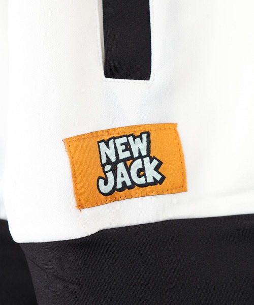 in the attic(インジアティック)の「NEW JACK ハート BOYS&GIRLS TPUトラックジャケット(ジャージ・メンズ・ブラック/ホワイト・L/M)」の10枚目の写真
