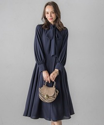 ボウタイワンピース≪手洗い可能≫