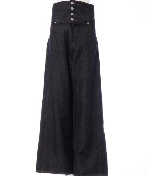 INGNI SOELA（イングソエラ）の「【INGNI　SOELA】2Wayハイウエストデニムパンツ(セットアップ対応)／WEB限定（デニムパンツ・レディース・ブラック/インディゴブルー・S/M）」の20枚目の写真
