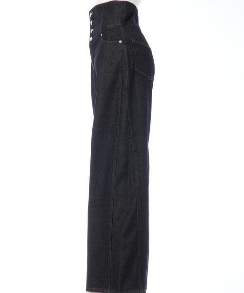 INGNI SOELA（イングソエラ）の「【INGNI　SOELA】2Wayハイウエストデニムパンツ(セットアップ対応)／WEB限定（デニムパンツ・レディース・ブラック/インディゴブルー・S/M）」の21枚目の写真