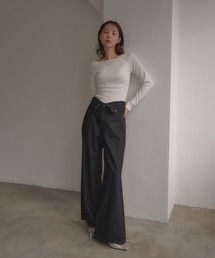 INGNI SOELA（イングソエラ）の「【INGNI　SOELA】2Wayハイウエストデニムパンツ(セットアップ対応)／WEB限定（デニムパンツ）」